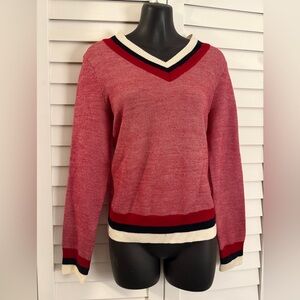 Brooks Brothers Peppy Women’s V-Neck Wool Sweater Size Small